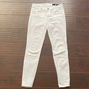 Armani Exchange J01 Super Skinny White Jeans - Size 28